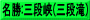 名勝:三段峡(三段滝)