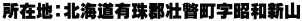 所在地：北海道有珠郡壮瞥町字昭和新山